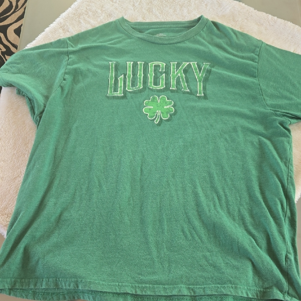 Lucky Brand Clover Green Kids Tee
